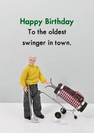 Swinger Birthday Card - House of Cards