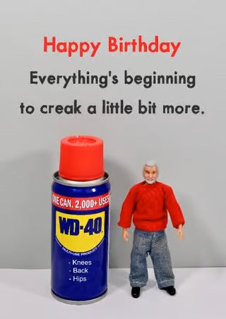 Creak Birthday Card