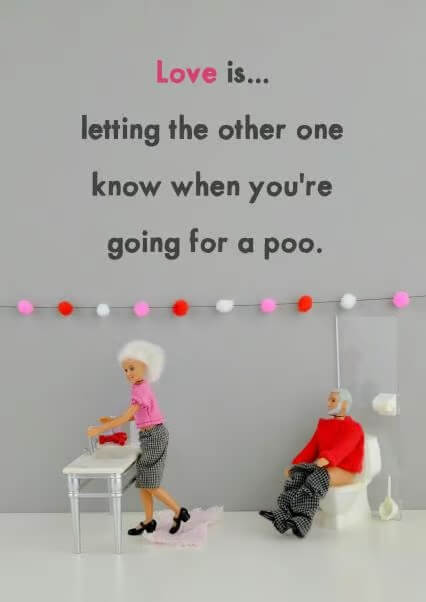 Poo Valentines Card