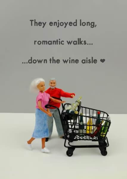 Wine Valentines Card