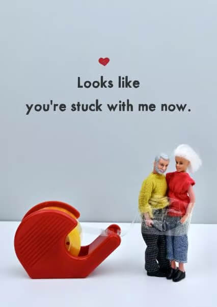 Stuck Valentines Card