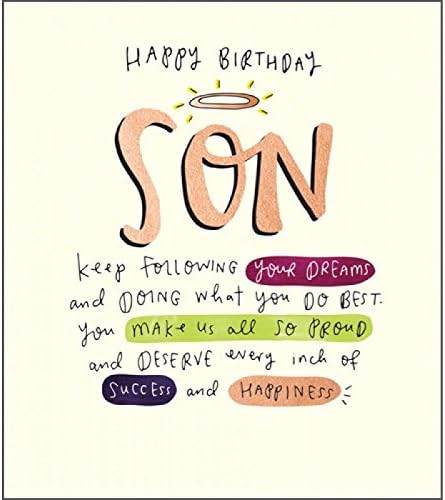 Son Make Us Proud Birthday Card - House of Cards