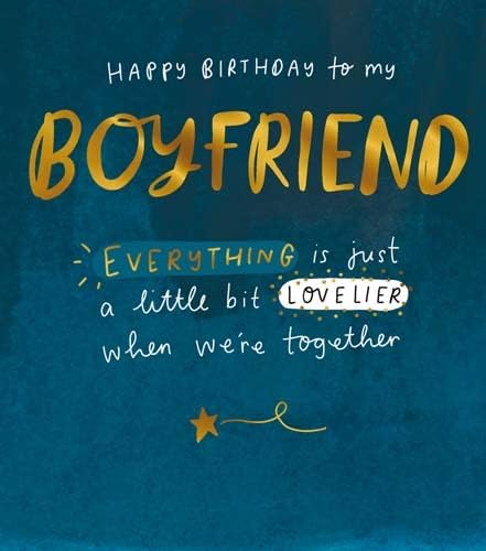 Boyfriend Happy Birthday Card