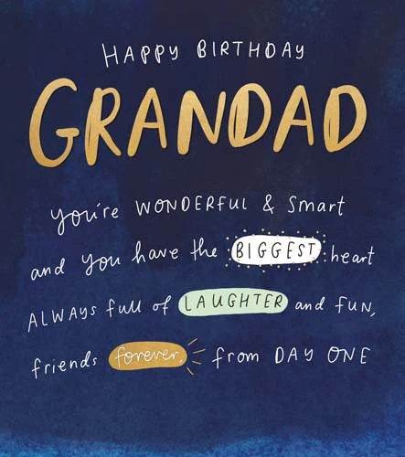 Wonderful Grandad Birthday Card - House of Cards