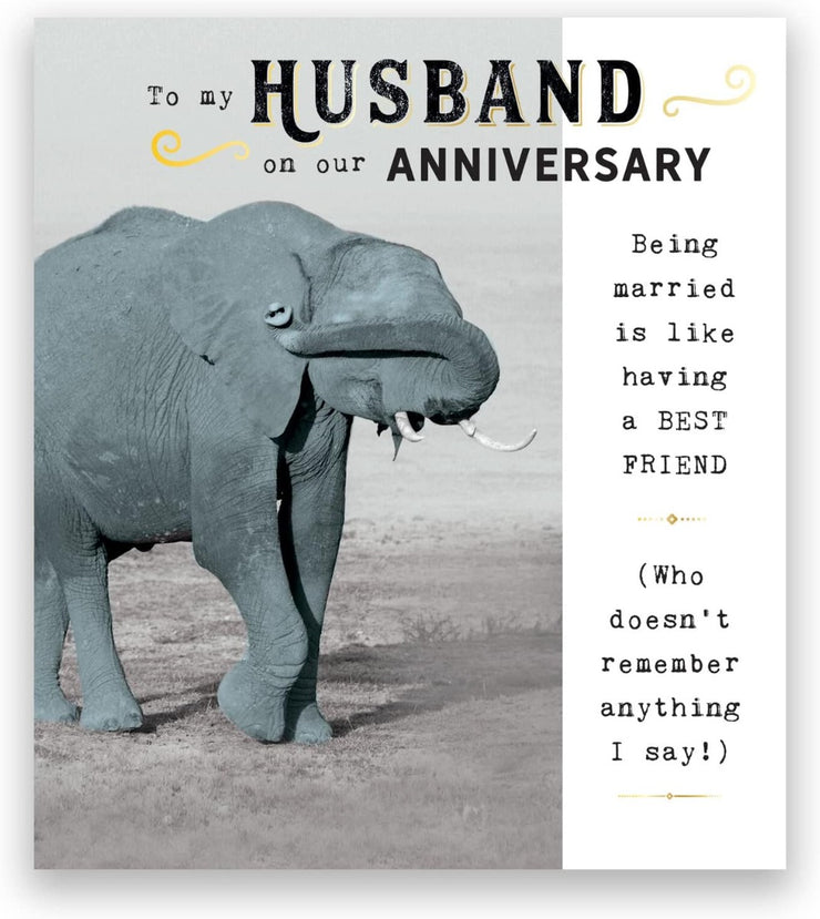 Husband Anniversary Greeting Card