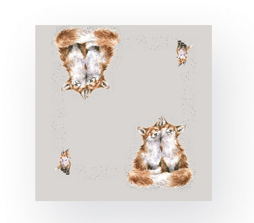 Contentment Foxes Napkins