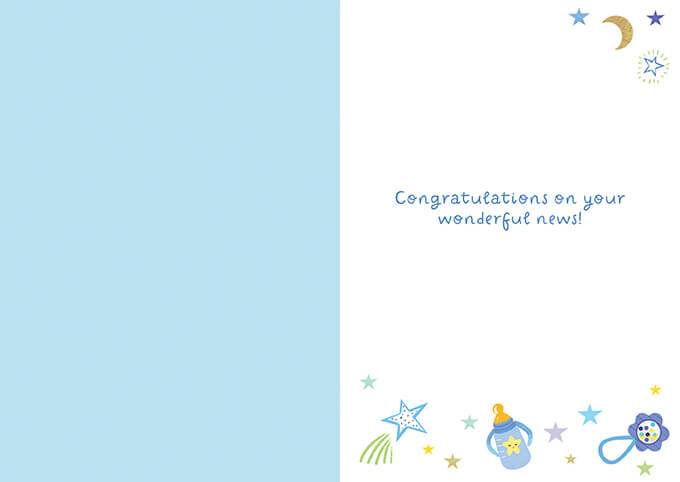 New Grandson Card - House of Cards