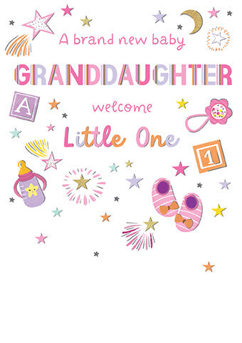 New Granddaughter Card