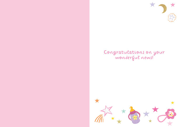 New Granddaughter Card