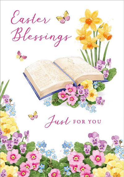 Bible Blessings Easter Card