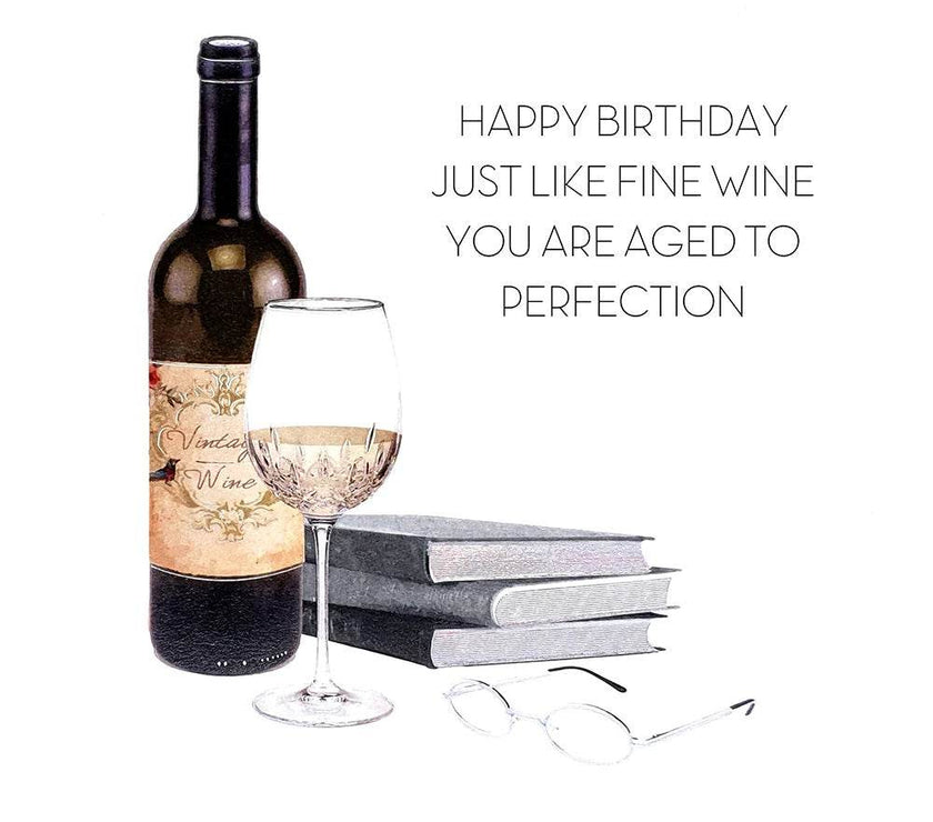 Aged To Perfection Birthday Card - House of Cards