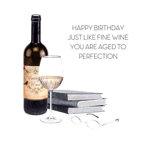 Aged To Perfection Birthday Card - House of Cards