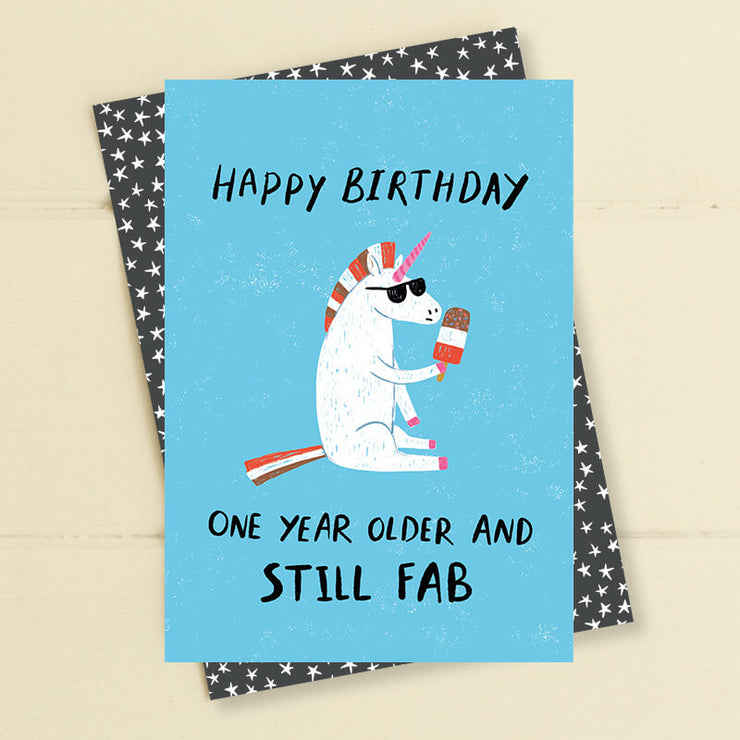 Still Fab Birthday Card