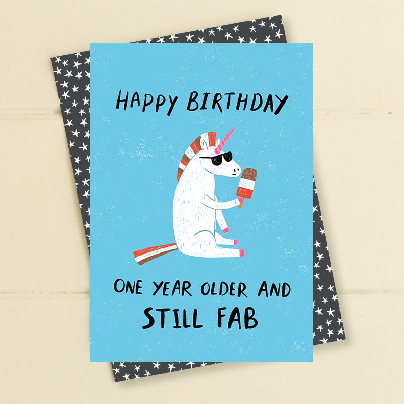 Still Fab Birthday Card