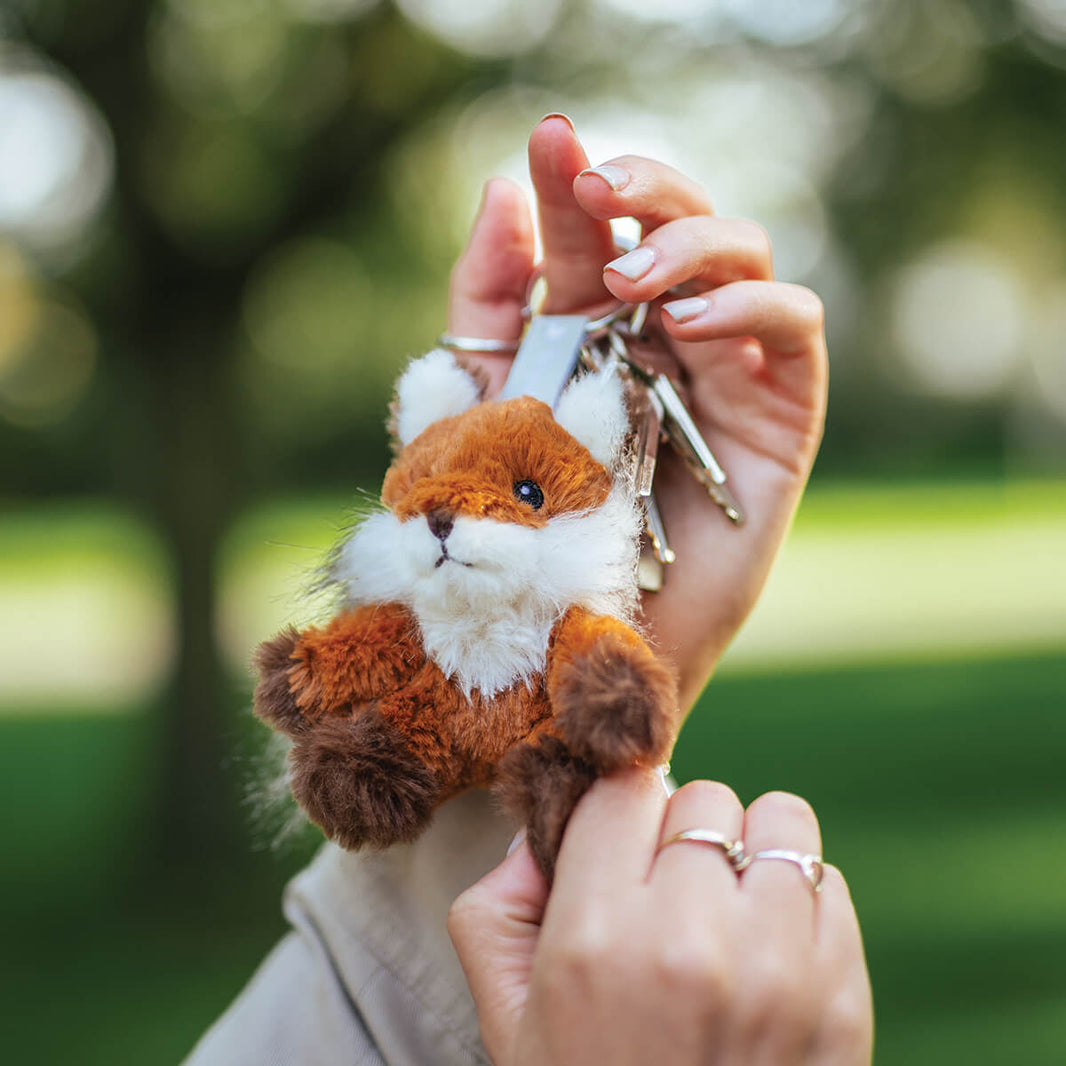 Keyring Fox Autumn Plush