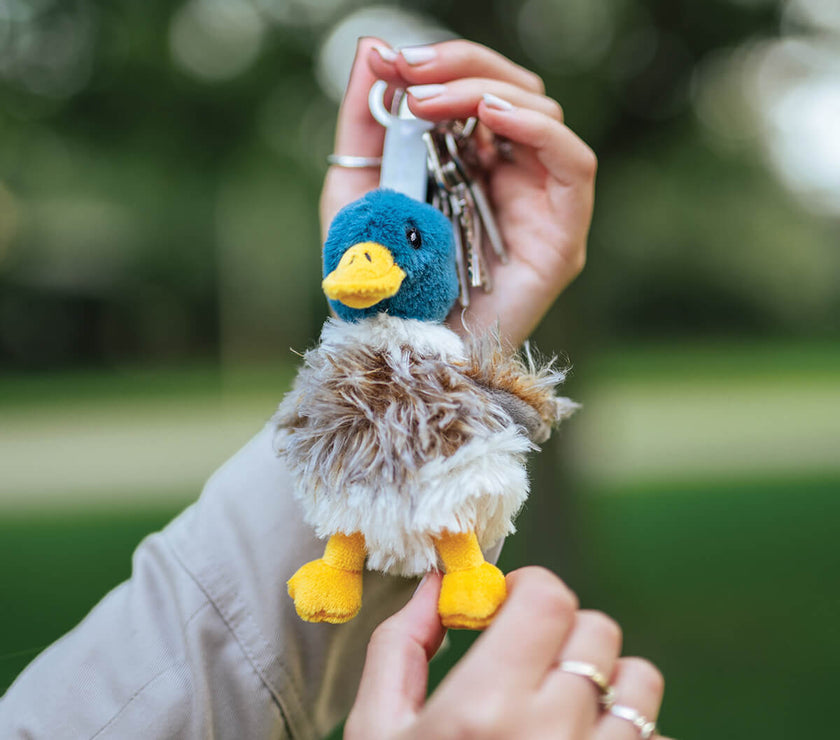 Keyring Duck Webster Plush