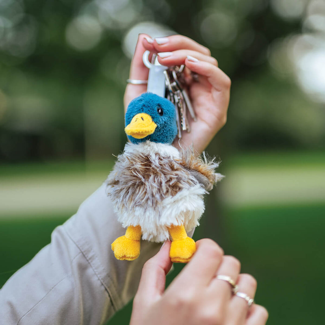 Keyring Duck Webster Plush