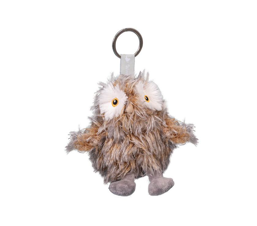 Keyring Owl Elvis Plush