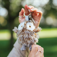 Keyring Owl Elvis Plush