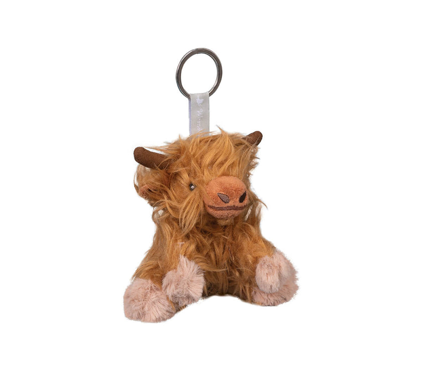 Keyring Highland Cow Gordon Plush