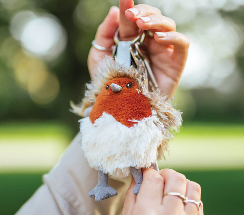 Keyring Robin Adele Plush