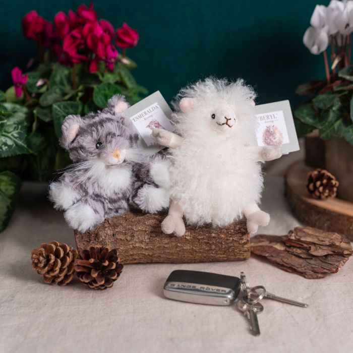 Keyring Cat Esmeralda Plush