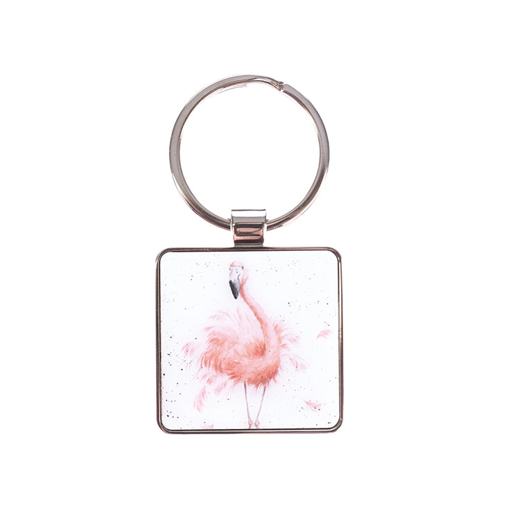 Flamingo Keyring