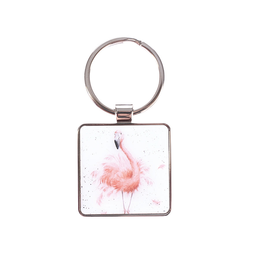 Flamingo Keyring
