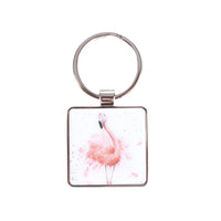 Flamingo Keyring