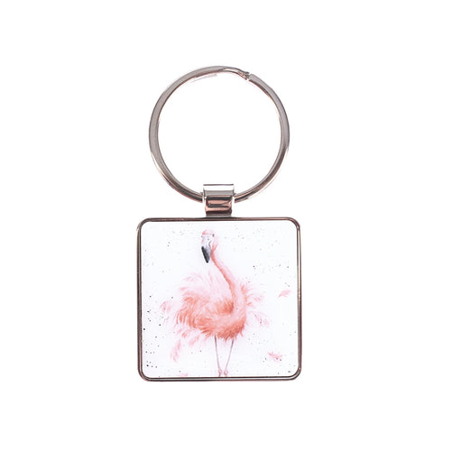 Flamingo Keyring