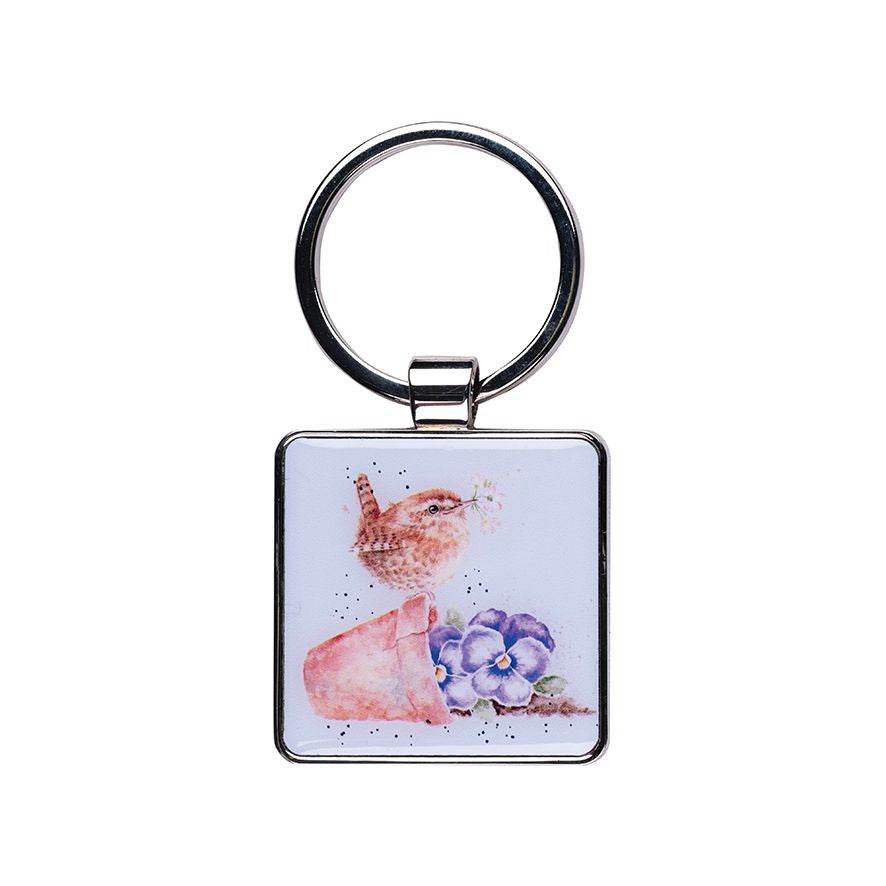 Pottering About Wren Keyring - House of Cards