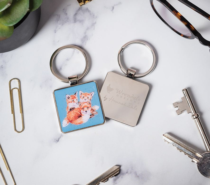 Snug Foxes Keyring