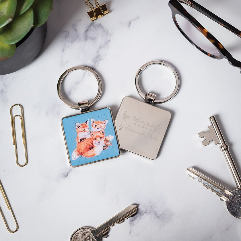 Snug Foxes Keyring