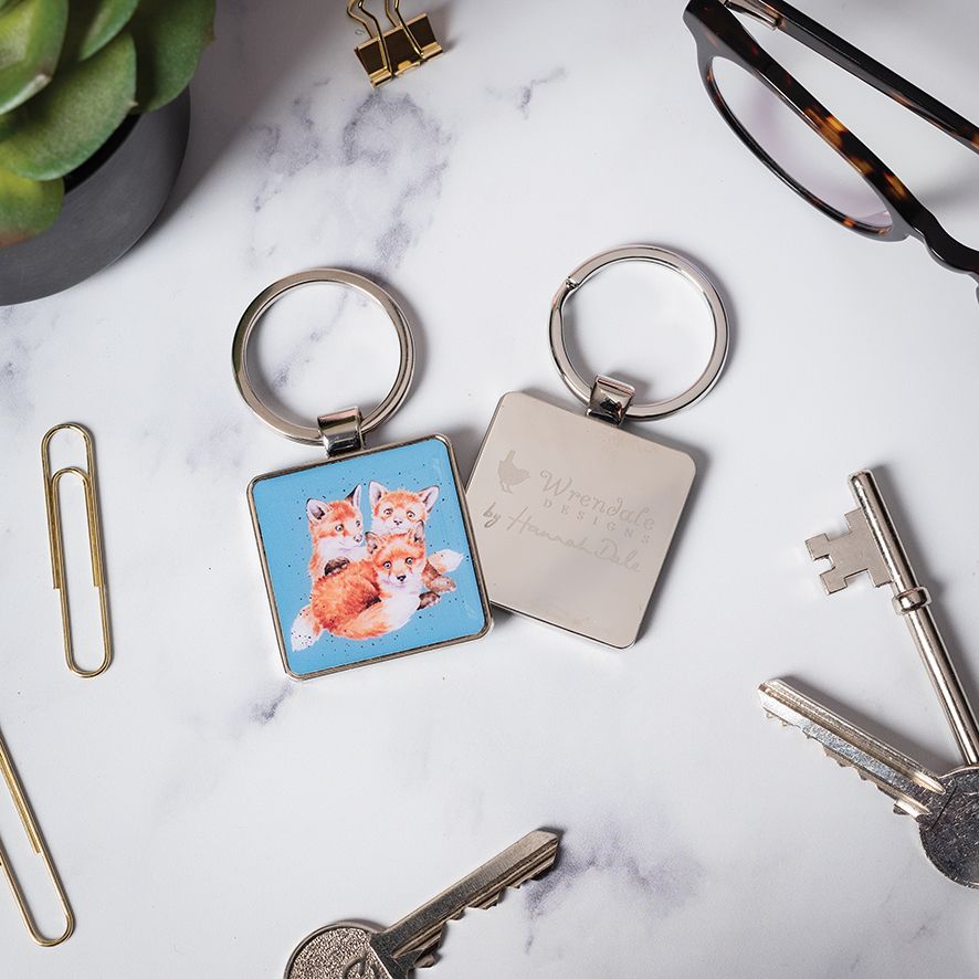 Snug Foxes Keyring