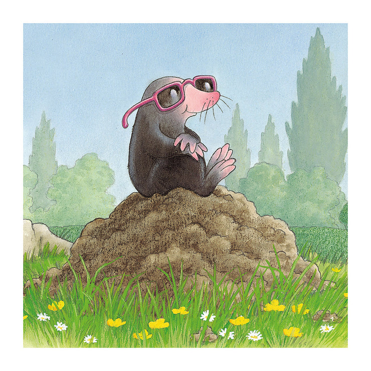 Cool Sunglasses Mole Birthday Card