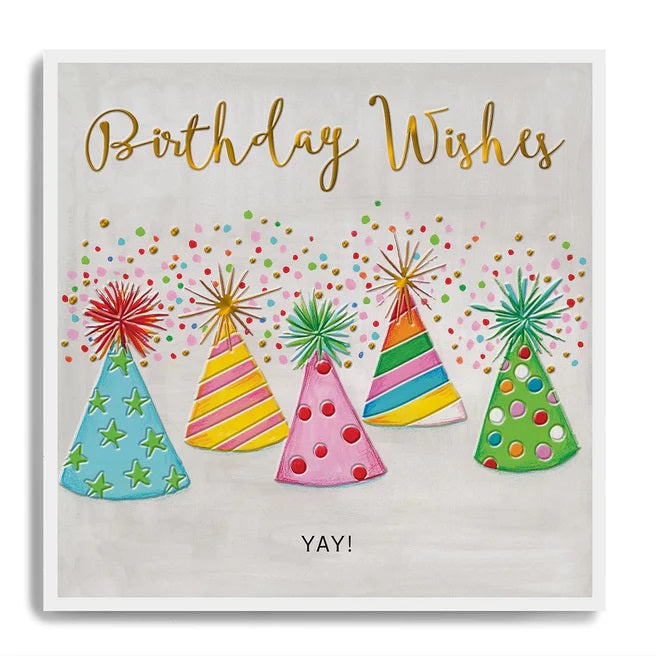Party Hats Birthday Card
