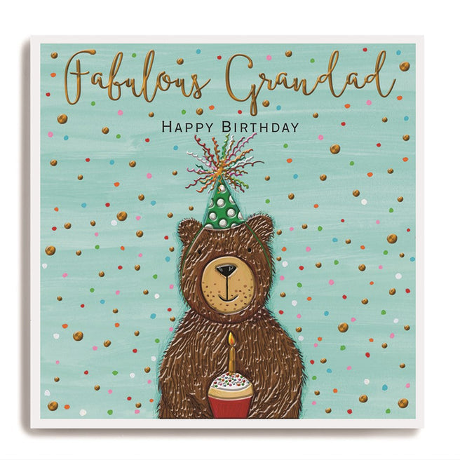 Fabulous Grandad Bear Birthday Card