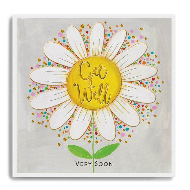 Get Well Daisy Greeting Card - House of Cards