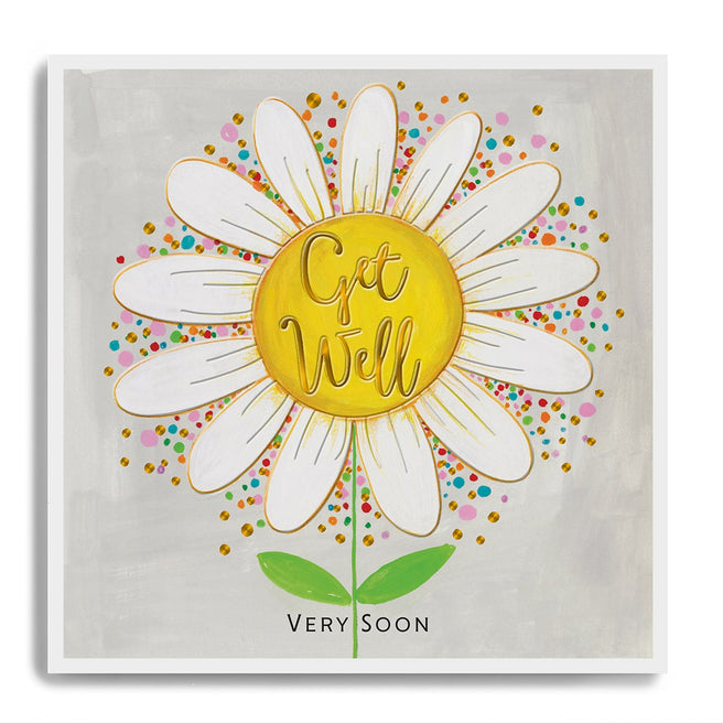 Get Well Daisy Greeting Card