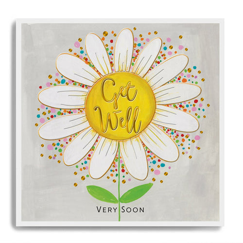 Get Well Daisy Greeting Card