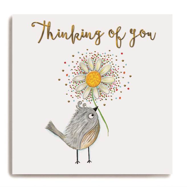 Thinking Of You Daisy Greeting Card - House of Cards