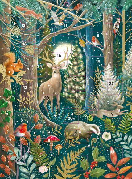 Exclusive Large Winter Forest Advent Calendar