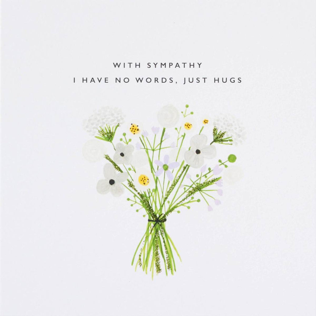 Thinking Sympathy Card - House of Cards