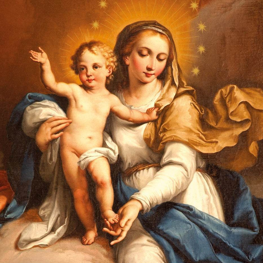 8 Luxury Mary and Child Boxed Christmas Cards - House of Cards