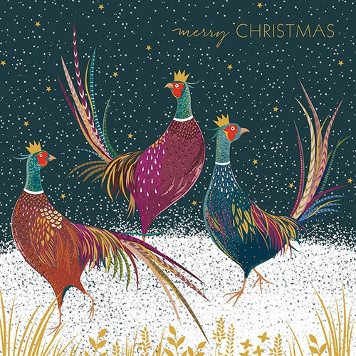 Sara Miller Pheasants Luxury Boxed Christmas Cards