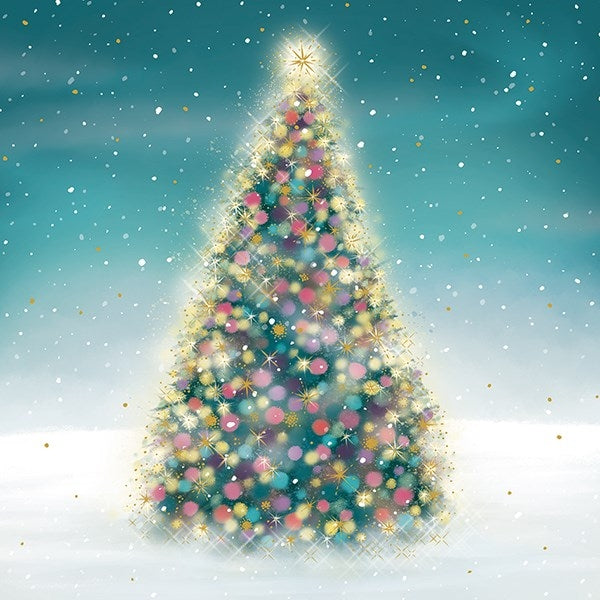 Xmas Tree Luxury Boxed Christmas Cards