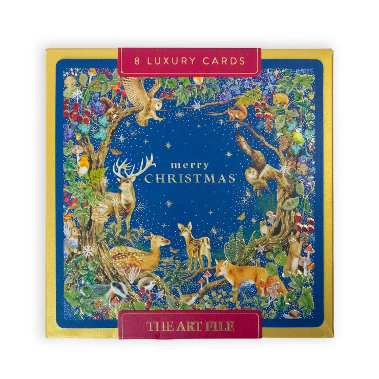 8 Luxury Wildlife Boxed Christmas Cards - House of Cards