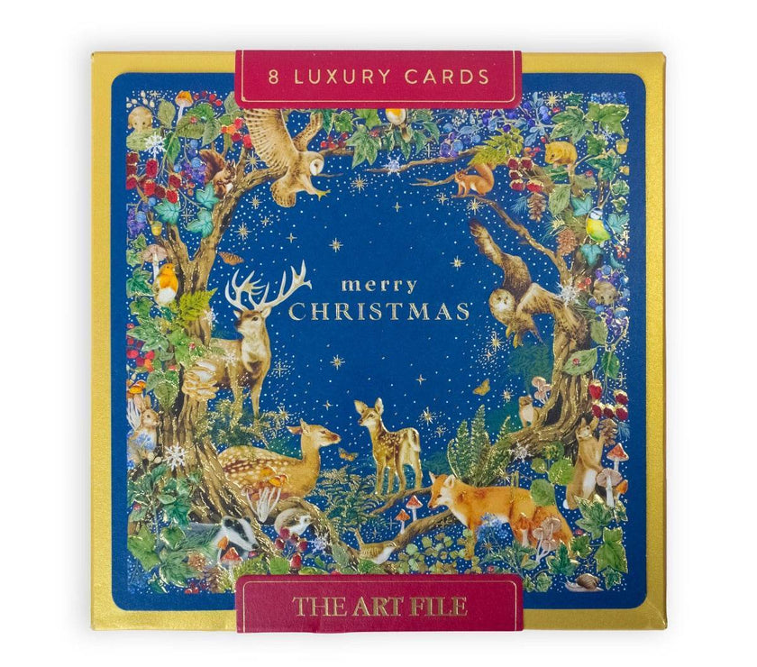 8 Luxury Wildlife Boxed Christmas Cards - House of Cards