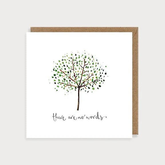 No Words Tree Sympathy Card
