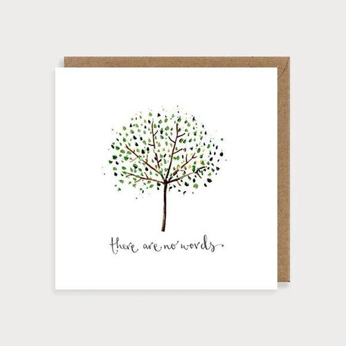No Words Tree Sympathy Card